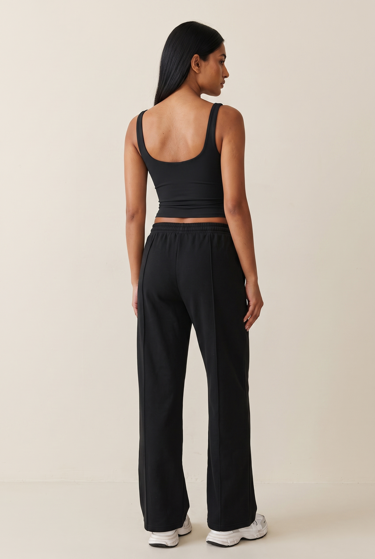 Top & Pants Set Black