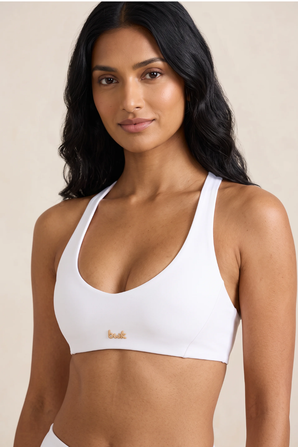 The Cross Sculpt Bra White