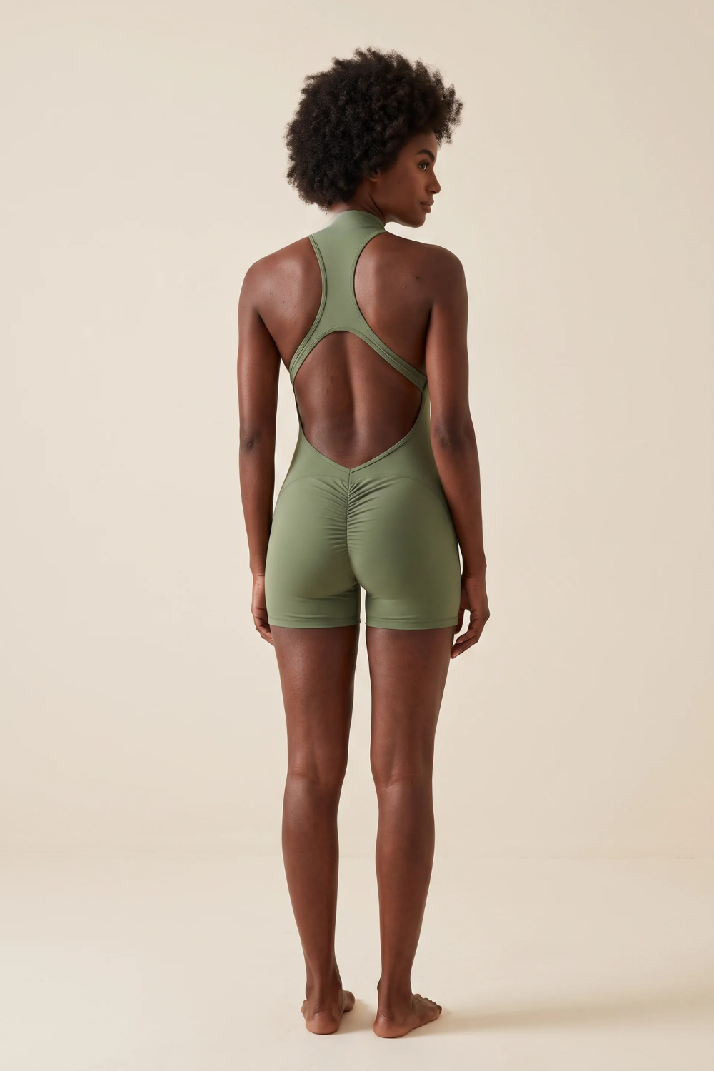 The V-Line Onesie Dune Grass
