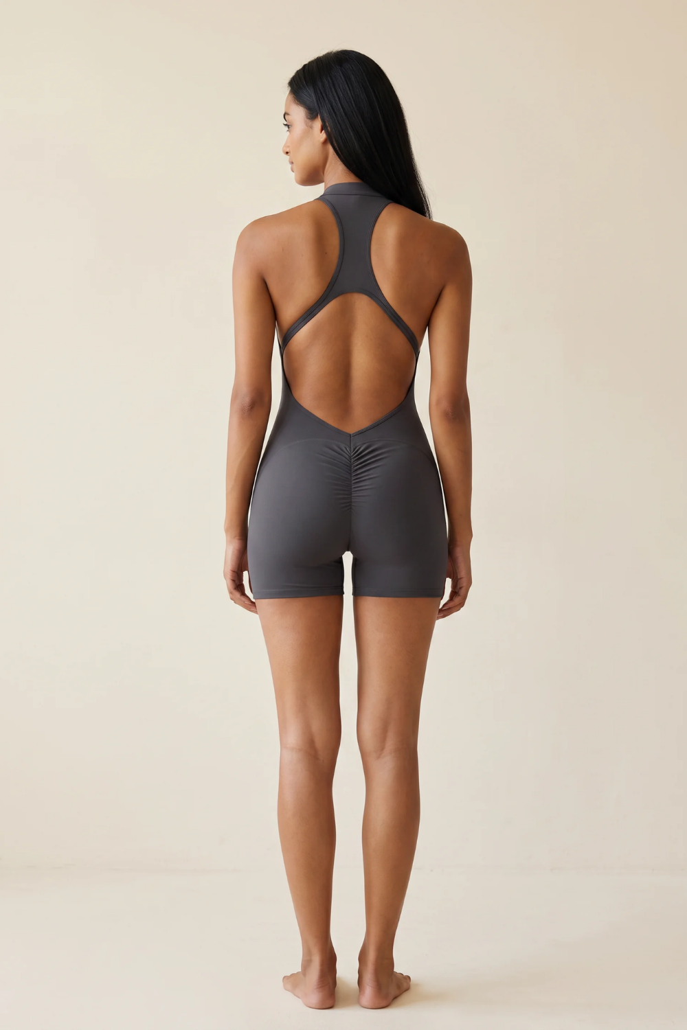 The V-Line Onesie Charcoal