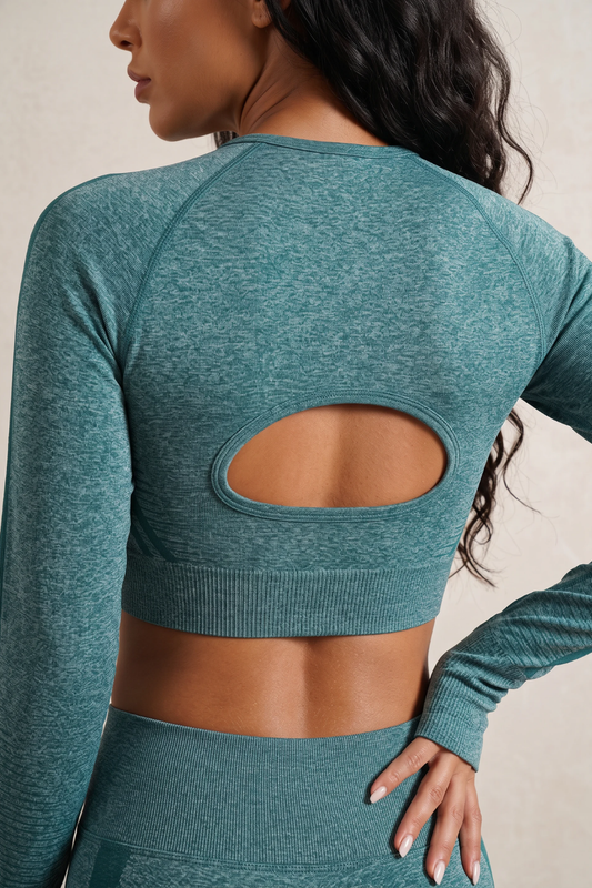 The Long-Sleeve Top Teal