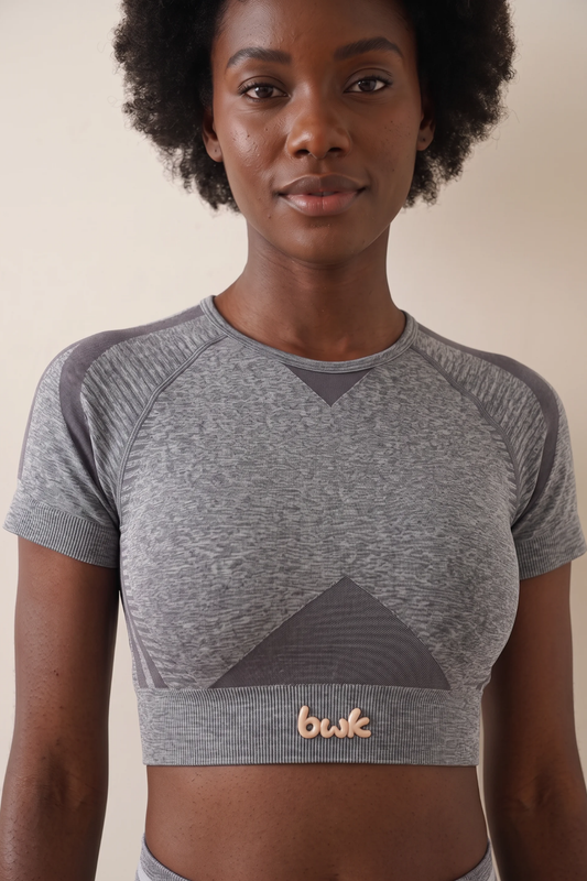 The Crop Top Grey