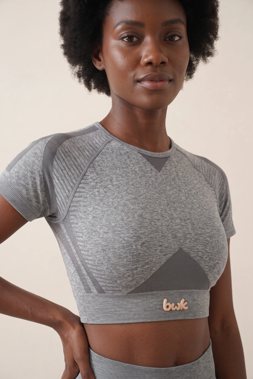 The Crop Top Grey