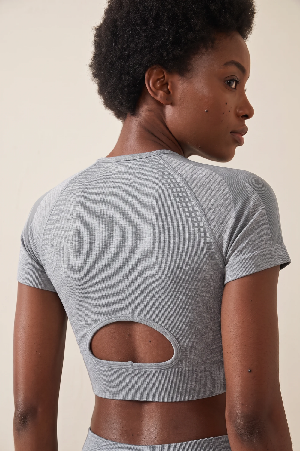 The Crop Top Grey