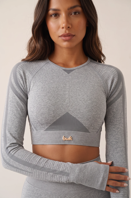The Long-Sleeve Top Grey