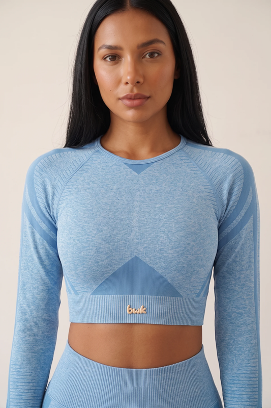 The Long-Sleeve Top Light Blue