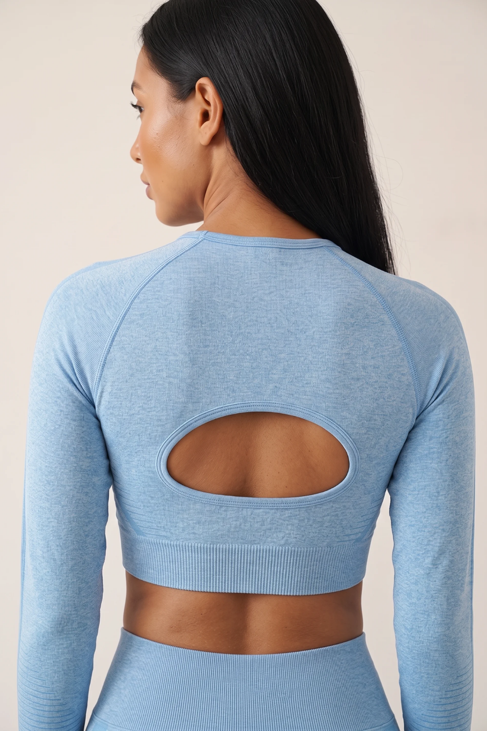 The Long-Sleeve Top Light Blue