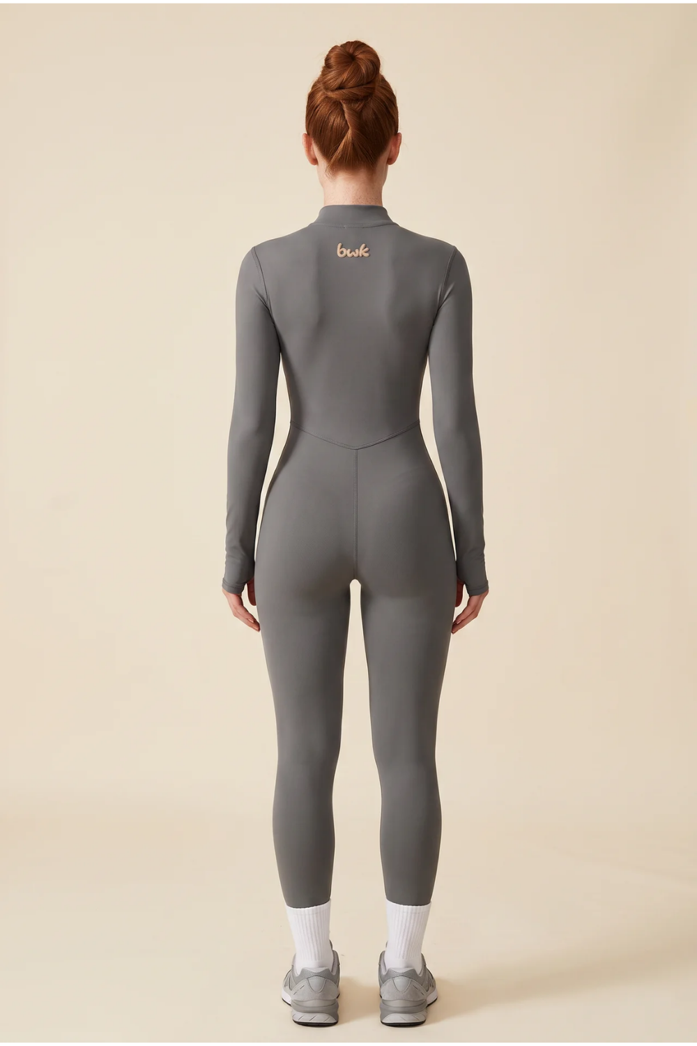 The Sculpt Zip Onesie Grey
