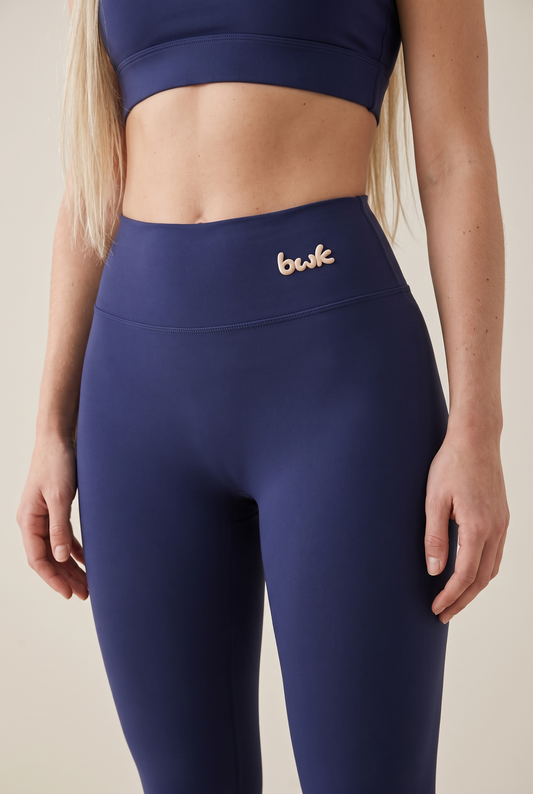 High-Waist Active Leggings Navy