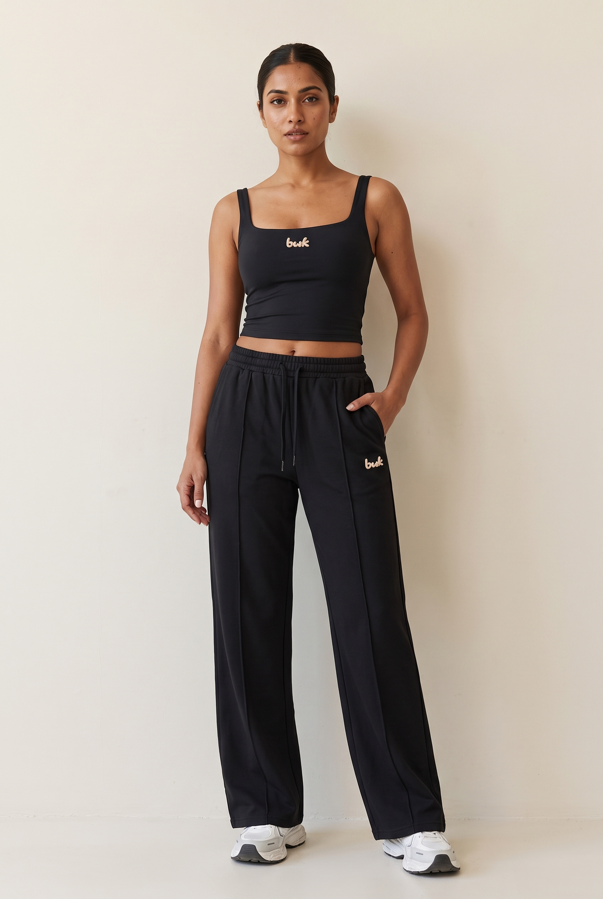 Top & Pants Set Black