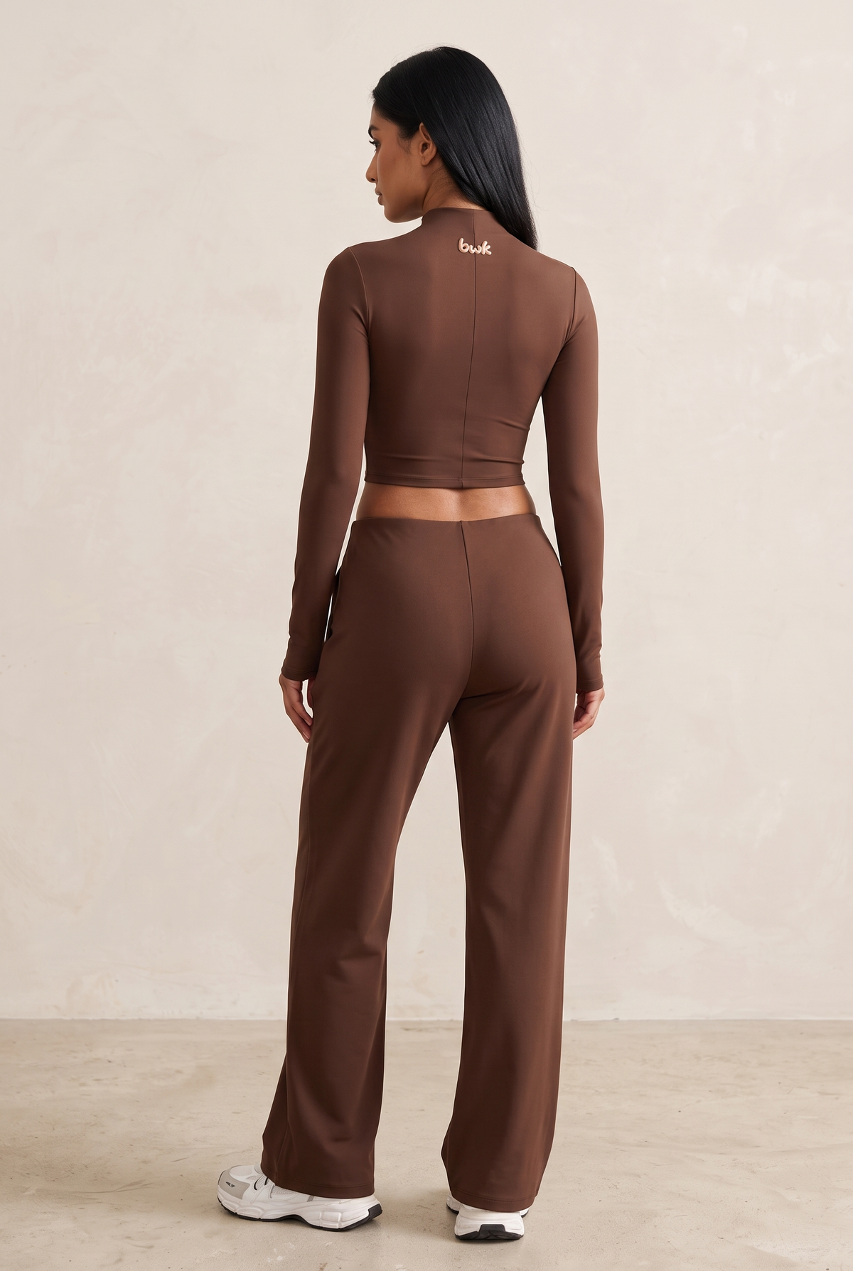 Top & Pants Set Brown